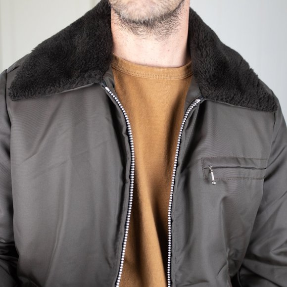 Fleece Lined Vintage Pilot Jacket - Picture 4 of 6